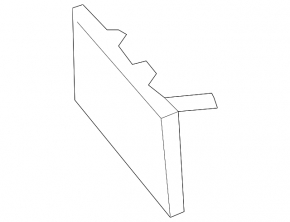 Plug towing hook front bumper Nissan Murano z52 19-