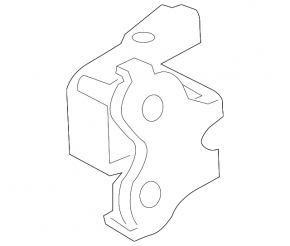 Upper rear left door hinge for Lexus IS250 IS300 IS350 06-13