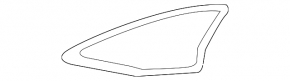 Reflector rear right Lexus IS 14-20