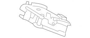 Lexus NX200t NX300 NX300h 15-21 Driver's Seat Lower Cushion Blower with Air Duct