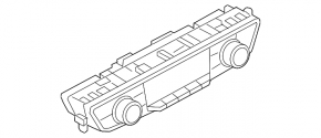 Climate control Audi A4 B9 17-25 without heating