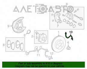 Front left brake hose for Lexus IS 06-13