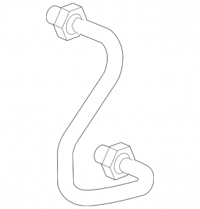 Cooling pipe short automatic transmission Chevrolet Trax 15-21 LUV MNK
