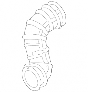 Air duct from resonator Ford Explorer 13-19 sport