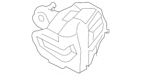 Front right door lock Ford Mustang mk6 15-