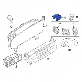 Ford Escape MK4 20 Mist Sensor