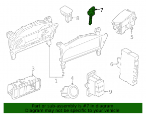 Ford Escape MK4 20 Mist Sensor