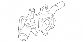 Thermostat housing Mazda CX-5 13-16 2.0, 2.5