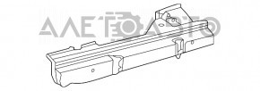 Trunk floor bracket right Mercedes GLA 15-20