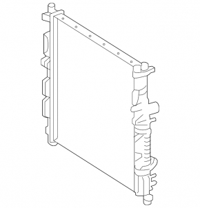 Radiator cooling water Mercedes W164 ML X164 GL W251 R M272 M273