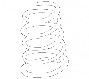 Front right spring for Toyota Sienna 2010
