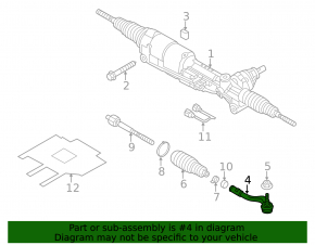 Steering tip right Porsche Macan 15- CTR
