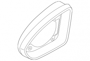 Left mirror housing for Volkswagen Golf 22-25