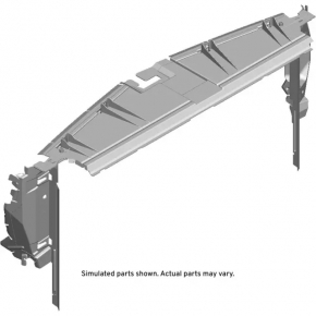 Upper radiator deflector for Chevrolet Equinox 22-24