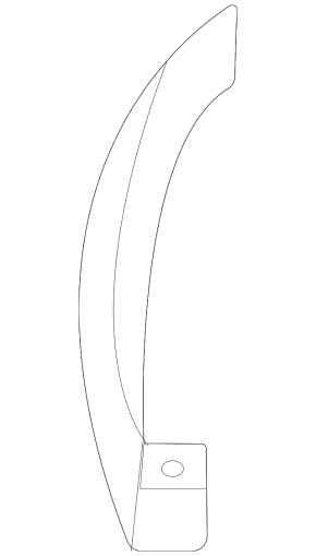 Front bumper mount, upper right, Hyundai Venue 20-25