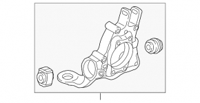 Rear right axle Audi Q5 8R 09-17 AWD