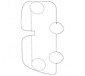 Left muffler tip bracket for Audi A4 B9 20-25