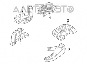 Rear engine mount Mazda3 2.3 03-08