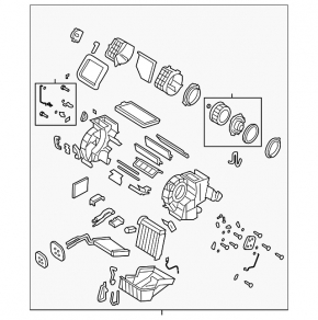Mazda3 03-09 heater assembly