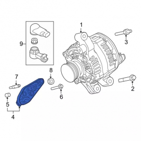 Lincoln MKC 15- 2.0T Air Conditioning Compressor Bracket