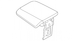 Armrest Ford Focus mk3 11-14 prerest, leather, black