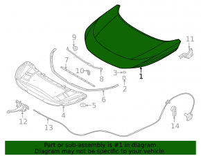 Hood bare Nissan Rogue 21-23 aluminum