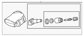 Land Rover Range Rover Velar 18-20 433 MHz Wheel Pressure Sensor