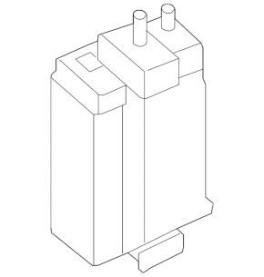 Carbon canister absorber, bare, Nissan Murano z50 2003-2008