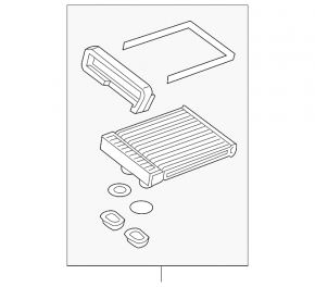 Heater Radiator GMC Terrain 18-