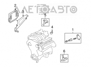 Infiniti FX35 03-04 engine computer ECU