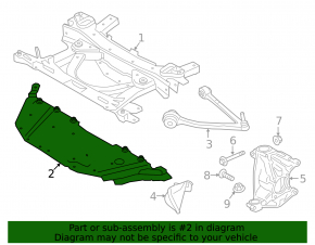 Front Subframe Guard BMW i3 14-20
