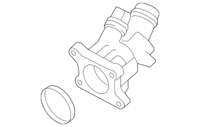 Thermostat housing Volvo XC90 16-17