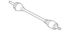 Front right axle shaft for Nissan Ariya 23-25