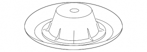 Spare wheel cover cover, upper, large, Lexus RX300 RX330 RX350 RX400h 04-09