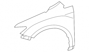 Front left fender for Toyota Venza 09-15