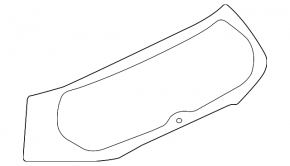 Rear window for the tailgate of a Mitsubishi Outlander 2007-2013