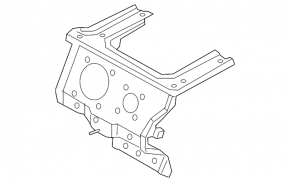 Nissan Leaf 13-17 Charging Port Mount Metal