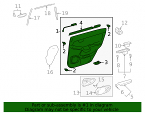 Rear right door panel for Lexus GX470 03-07, gray