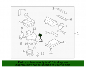 Subaru Legacy 15-19 Resistor