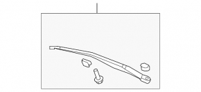 Left wiper arm for Acura MDX 2013
