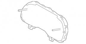Instrument cluster Subaru Outback 10-10 2.5 АКПП