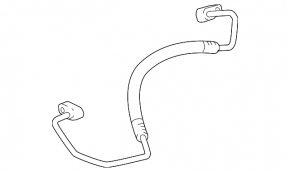 Air conditioner tube compressor-heater first Lexus GS450h 06-08
