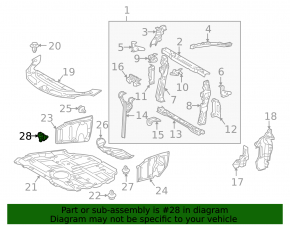 Ambient air temperature sensor for Toyota Prius 30 10-15