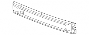Front bumper reinforcement upper Chevrolet Trax 15-22