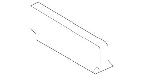 Front license plate area Nissan Murano z51 09-10
