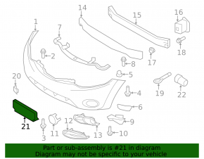 Front license plate area Nissan Murano z51 09-10