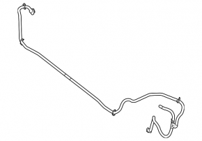 Headlight washer hose Mercedes W166 ML 12-15