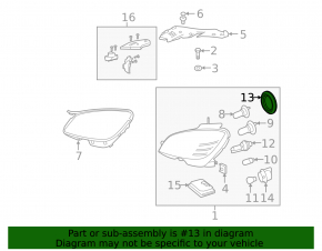 Headlight Lamp Cover Mercedes GLC 16-22