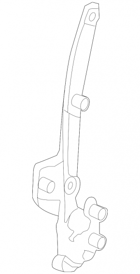 Rear left window lift with motor for Ford Edge 15-24