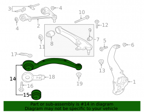 The lower front right control arm of the Land Rover Range Rover Velar 18-20 has microcracks.
